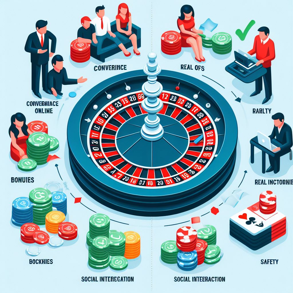 Gra w ruletkę online vs kasyno